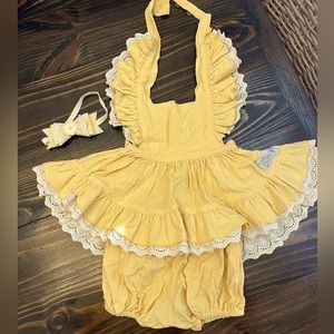 Well Dressed Wolf Buttercup Naomi and made to match hair piece